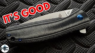 Kizer  Laconico Vanguard Gemini Folding Knife  Overview and Review [upl. by Horwath259]