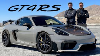 2022 Porsche Cayman GT4 RS Review  LOUD NOISES [upl. by Lynna]