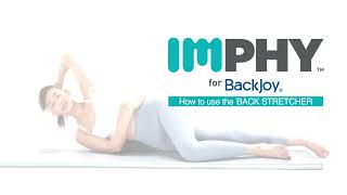 BackJoy Back Stretcher  How to Use the Imphy for BackJoy Back Stretcher [upl. by Leavy]