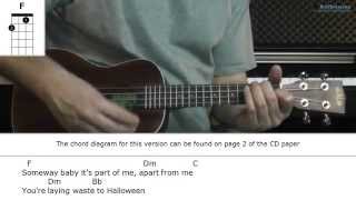 How to play Holocene with Bon Iver Ukulele lesson [upl. by Kwon974]