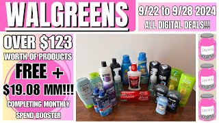 Walgreens Haul 92224 to 92824  FREE  1908MM  All Digital  Completing Monthly Booster [upl. by Dira]