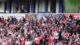 Rotherham fans chant quotThogden whats the scorequot [upl. by Beutner]