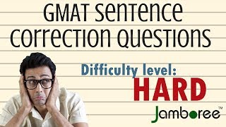 Solve high difficulty level GMAT Sentence Correction questions [upl. by Irodim939]