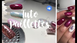 TUTO ONGLES  Pour les fans de paillettes ✨ [upl. by Mei47]