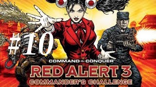 Red Alert 3 Uprising  Commanders Challenge Lets Play Part 10 Chrono You Didnt Tesla Castle [upl. by Ahsilyt]