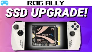 ROG ALLY SSD upgrade Full Guide 1 TB or 2 TB All steps start to finish [upl. by Aman]