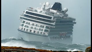 Top 10 Largest Cruise Ships Overcome Monster Waves In Strongest Storm [upl. by Naut556]