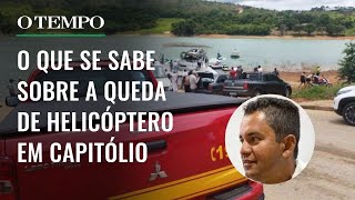 Queda de helicóptero em Capitólio deixa um morto e quatro feridos no lago de Furnas [upl. by Eatnuahc]