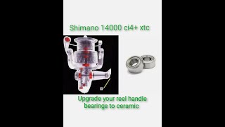 CHANGE YOUR SHIMANO 14000 XTC REEL HANDLE BARINGS [upl. by Yenar]