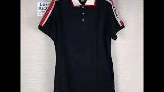 Gucci polo with Gucci stripe in Black color [upl. by Welcher676]