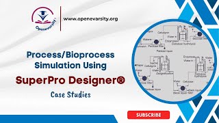 3 Modeling of citric acid production using SuperPro Designer® Part1 Process flow sheeting [upl. by Nassi]