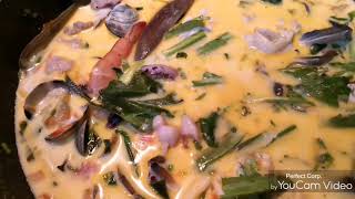 Como preparar sopa de mariscos en leche [upl. by Glennis]