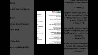 Relational Algebra Operations in DBMS Explained  Database Query Language Tutorial [upl. by Charo]