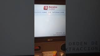 tutorial como realizar una extracción sin tarjeta en los cajero automático de la red Banelco [upl. by Azar]