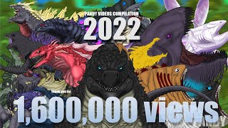 GODZILLA Cartoons PANDY  Complilation Video 2022  All Monster Fusion Battle [upl. by Nuhs]