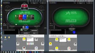 The robot plays money games in the ACR poker Winning Poker Network room day 5 video 5 [upl. by Arrait]