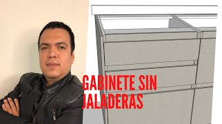 Cómo hacer gabinete de cocina sin jaladeras sin corte 45 sin herrajes especiales [upl. by Eenerb]