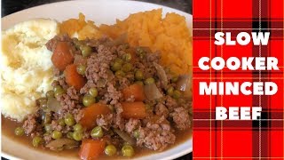 Easy slow cooker minced beef recipe amp cook with me [upl. by Enovahs]