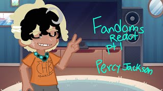 Fandoms React to Percy Jackson 18  WIP‼️‼️ Spoilers for Riordanverse  Read Desc [upl. by Idnod]