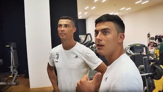 RONALDO CROSSBAR CHALLENGE w Dybala Cuadrado [upl. by Koetke805]