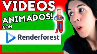 Cómo Crear un VÍDEO Explicativo ANIMADO con Renderforest [upl. by Schalles]