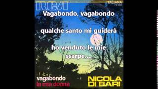 Vagabondo  Nicola Di Bari  karaoke [upl. by Evad]