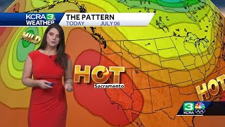 Northern California Heat Wave  Sacramento Stockton Modesto expected to break more records [upl. by Ellerol751]