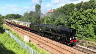 34046 Braunton at Currock Junction [upl. by Yrreiht]