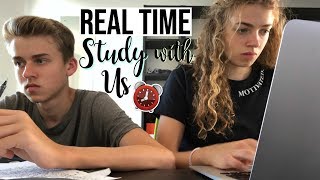 1 Hour Real Time Study With Us with Break ✨ [upl. by Anelat]