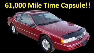 61k Mile 1 Owner 1992 Mercury Cougar Classic Coupe a Mans Mustang [upl. by Ainaj]