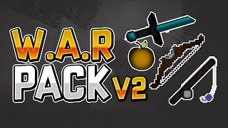 Minecraft PvP Texture Pack  WAR v2 Pack [upl. by Eekcaj342]