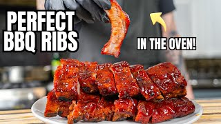 The Secret to PERFECT Ribs in the OVEN Juicy and Delicious Oven Baked BBQ Ribs Recipe [upl. by Eanahs119]