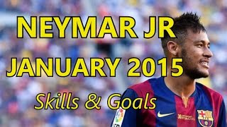 Neymar Jr  Skills Tricks amp Goals  January 2015 [upl. by Eirrek]