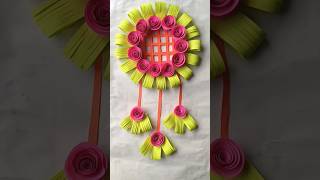 Unique Wall Hanging Paper Craft shorts diy craft [upl. by Bowyer156]