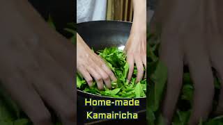 Homemade kamairicha panfired tea [upl. by Coy]