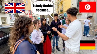 Why should you learn Arabic  Interview 🇹🇳 اسبجواب الطلاب الأجانب في معهد برقيبة [upl. by Moth]