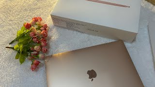 Unboxing the the Apple MacBook Air Laptop M1 133inch [upl. by Ahseetal]