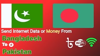 How to send internet Data  MB  from Bangladesh to Pakistan Pakistan to Bangladesh [upl. by Solram]