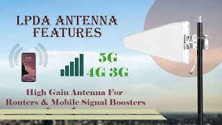 5G High Gain Log Periodic Antenna Setup Installatioon Guide  LPDA Antenna Manufacturer Dealer [upl. by Xad]