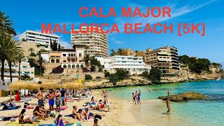 PALMA MALLORCA BEACH WALK  CALA MAJOR Beach walk 5K [upl. by Merilee]