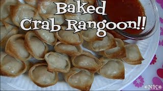 Baked Crab Rangoon Easy Appetizers Noreens Kitchen [upl. by Codding732]