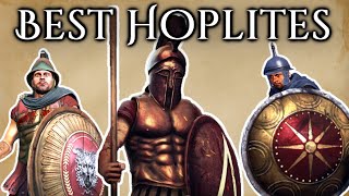 TOP 6 HOPLITES  Divide Et Impera 128  Total War Rome 2 [upl. by Haididej]