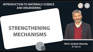 Strengthening mechanisms [upl. by Ewall]