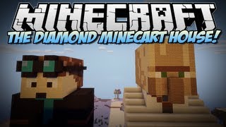 Minecraft  THE DIAMOND MINECART amp Trayaurus HOUSE  Build Showcase [upl. by Erleena]