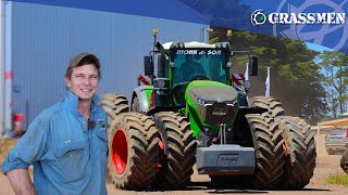 Australias Biggest Silage Contractor Monk amp Son Machinery Yard amp Dairy Farm Walkaround [upl. by Irtimid]