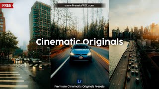 FREE Cinematic Originals Lightroom Presets to Elevate Your Photo Editing Game [upl. by Wendelina]