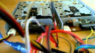 Hack Floppy Drive via Arduino [upl. by Anilec683]