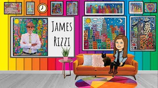 Artbxorg Presents James Rizzi Cityscapes [upl. by Radnaxela699]