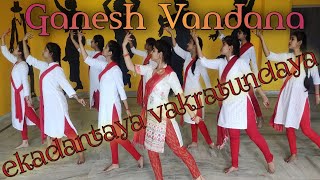 Ekadantaya Vakratundaya Shankar Mahadevan  Royalusion  Choreographed by Iswarya Jayakumar [upl. by Nnaeilsel905]