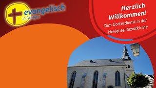 Gottesdienst am 08 Dezember 2024 aus der Nevigeser Stadtkirche [upl. by Dalt594]